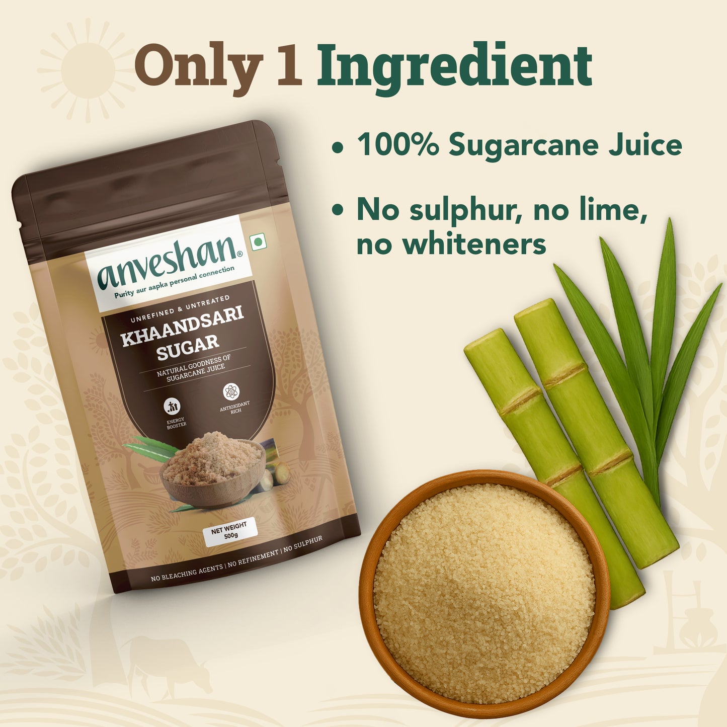 Artisanal Khaandsaari Sugar