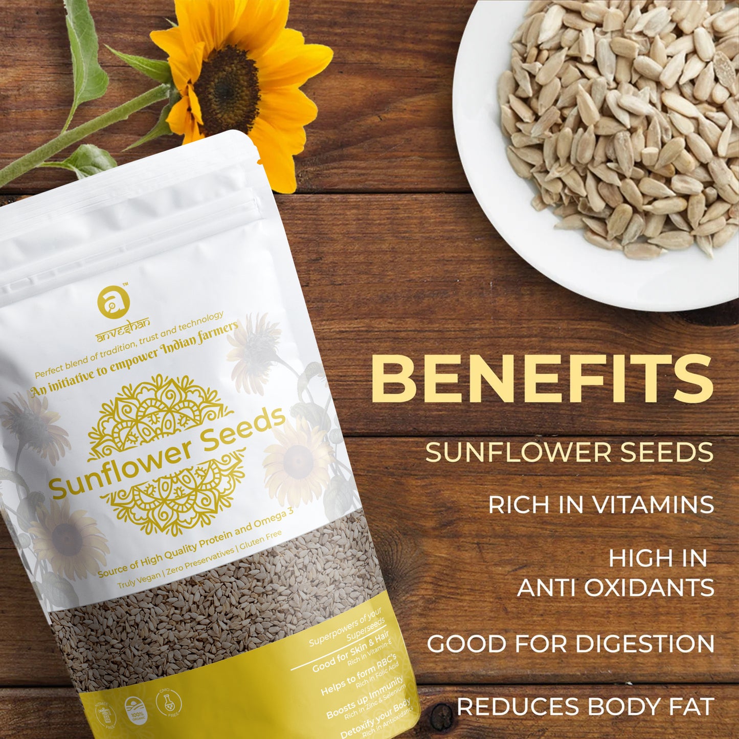 Raw Sunflower Seeds