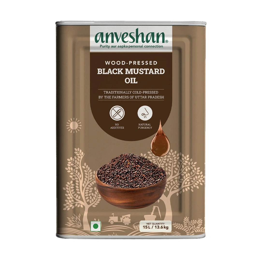 Cold-Pressed Black Mustard Oil