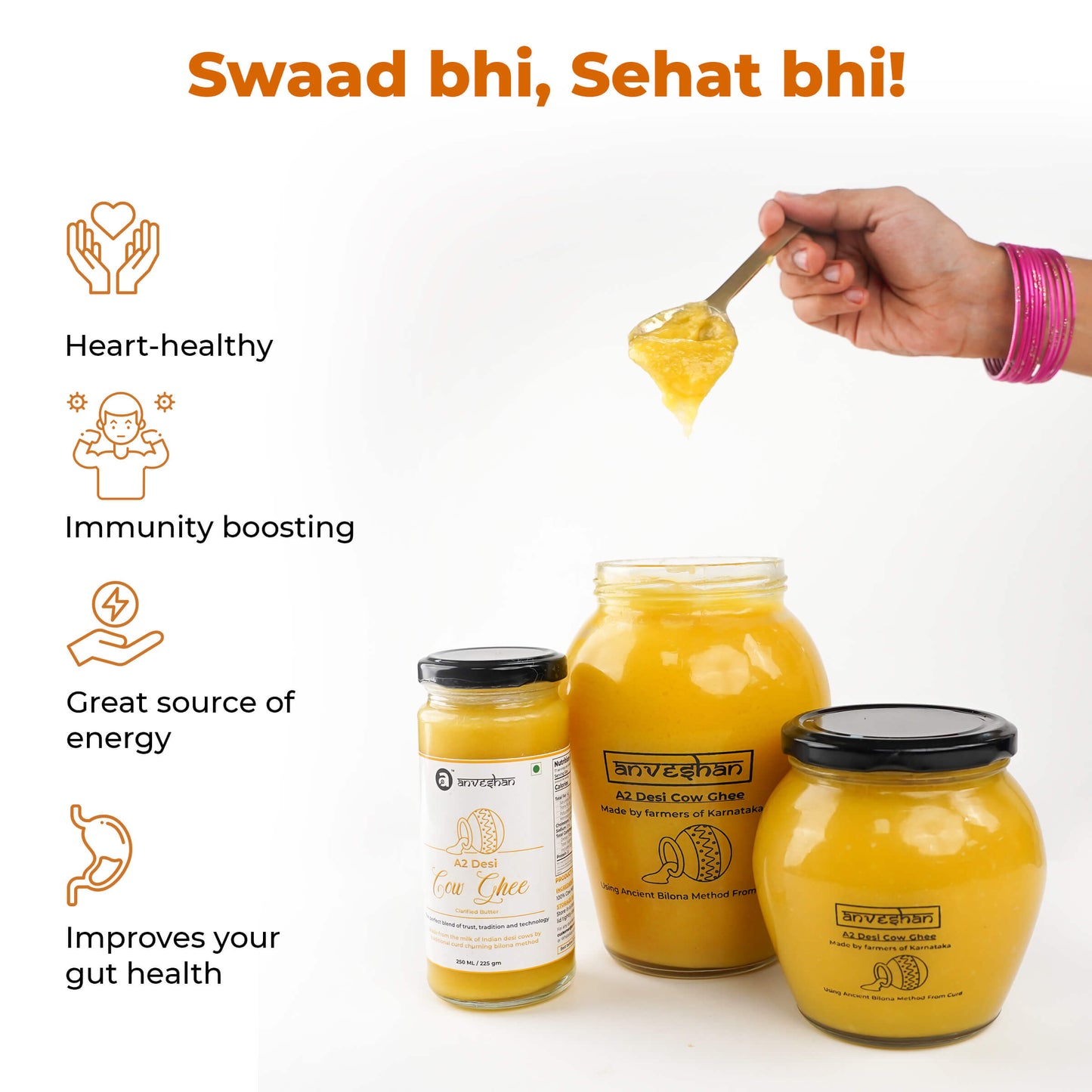 Hallikar Ghee and Gir Ghee Combo