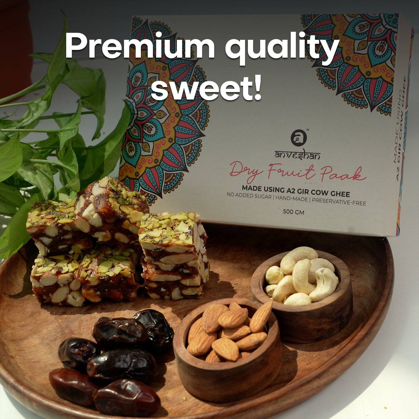 A2 Desi Cow Ghee and Dry Fruit Paak Sweet Combo