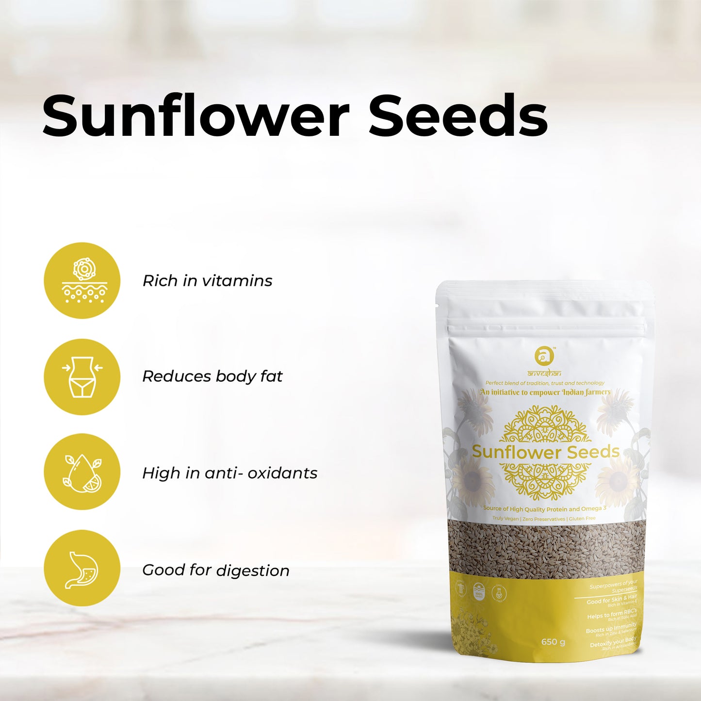Chia and Sunflower Seeds Combo