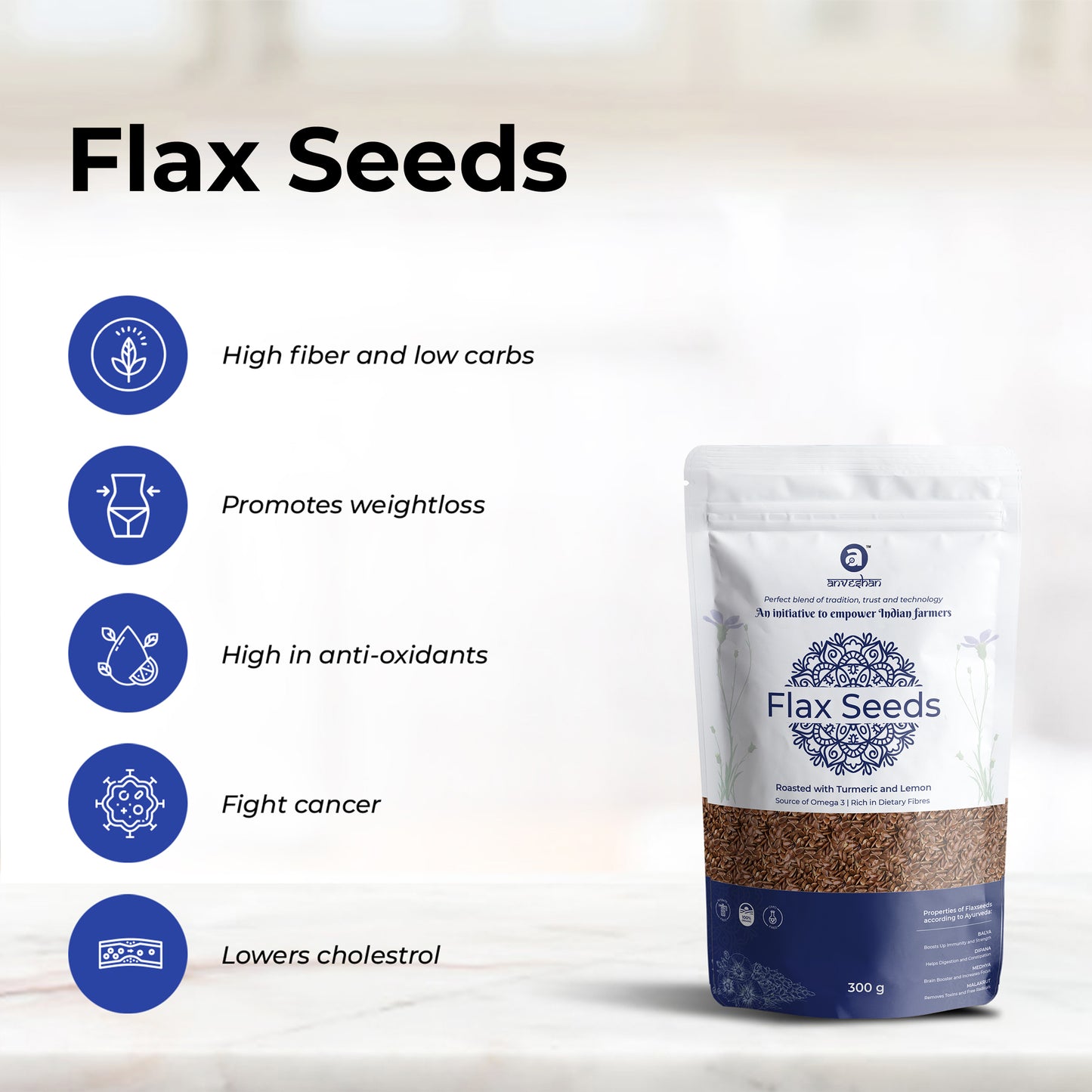 Roasted Flax Seeds