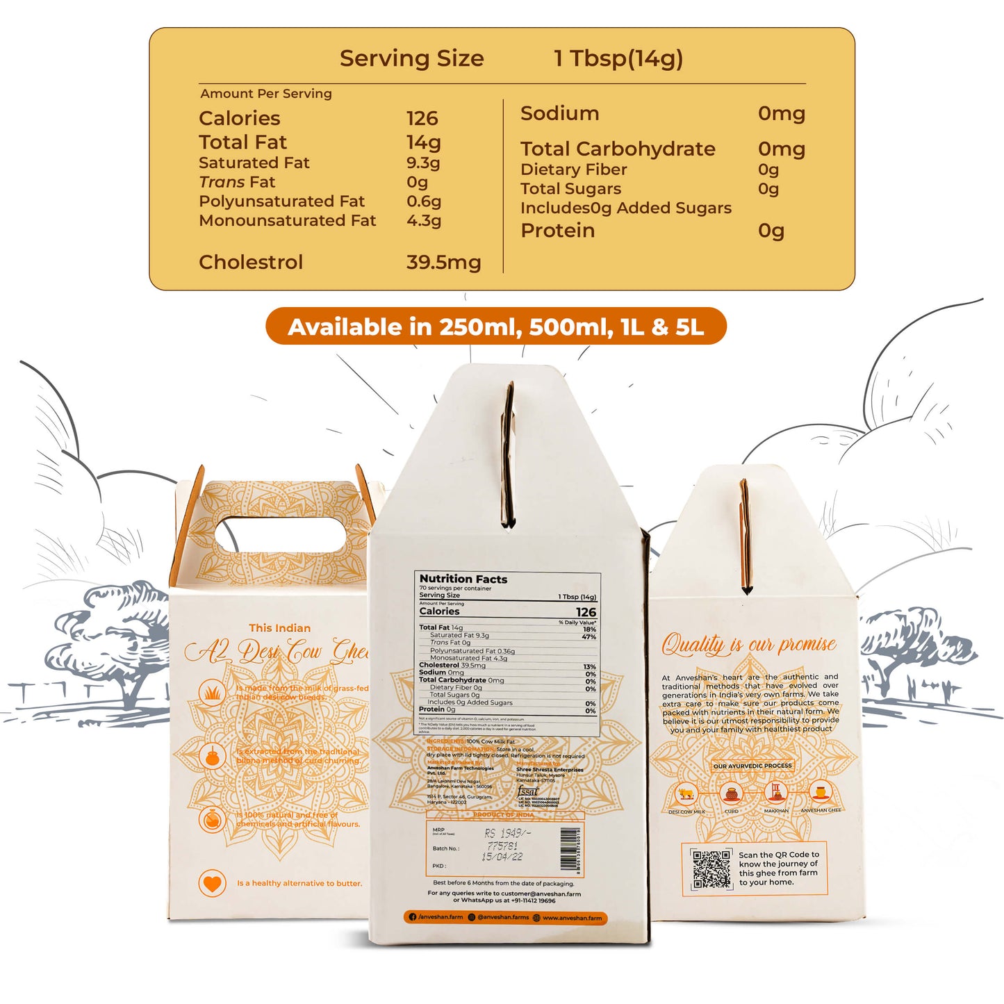 Hallikar Ghee and Gir Ghee Combo
