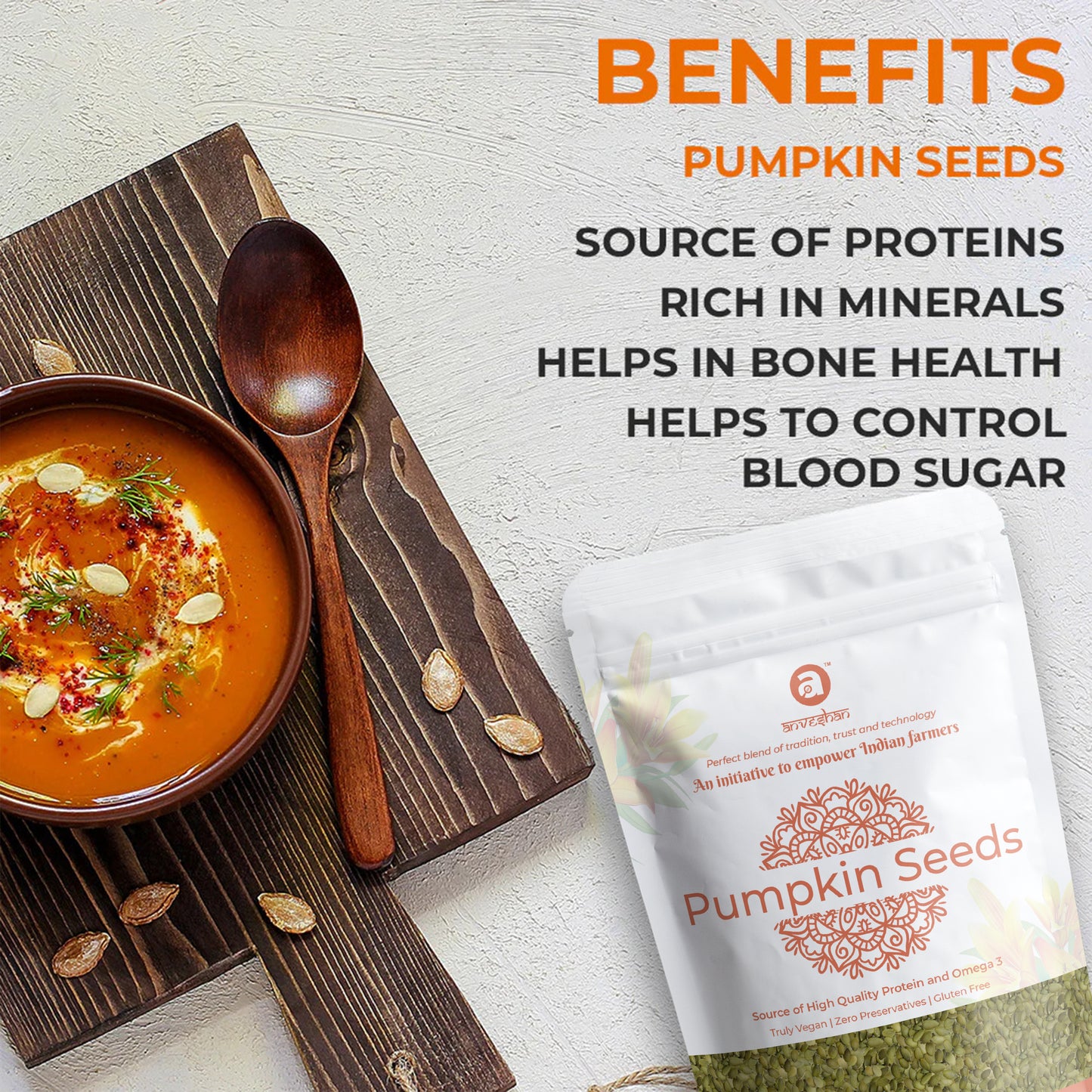 Pumpkin and Roasted Flax Seeds Combo