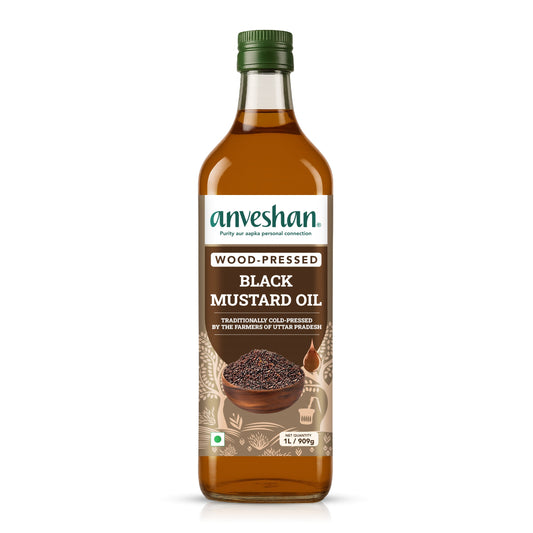 Wood-Pressed Black Mustard Oil