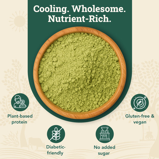 Moringa Sattu Drink Mix (10 Sachets) | Jaljeera Flavour