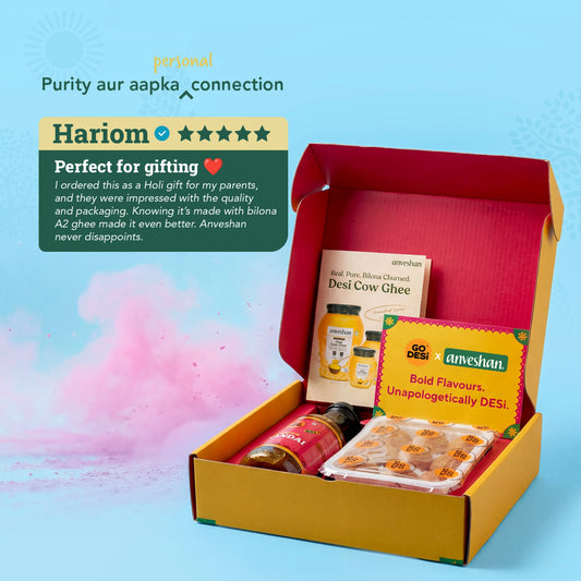 Anveshan X GO DESI: The Ultimate Holi Festive Duo