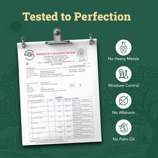 Wood-Pressed Black Sesame Oil