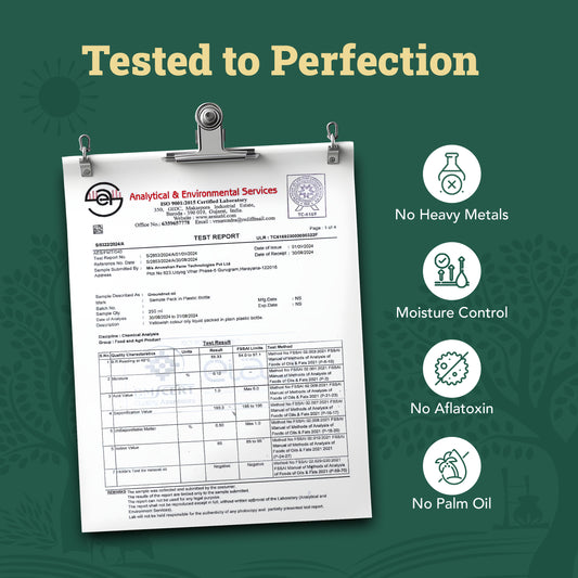 Wood-Pressed Groundnut Oil