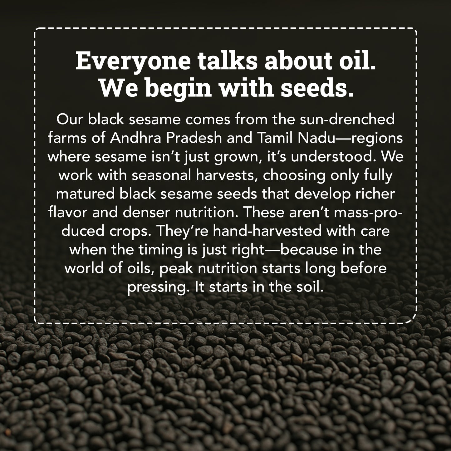 Wood-Pressed Black Sesame Oil