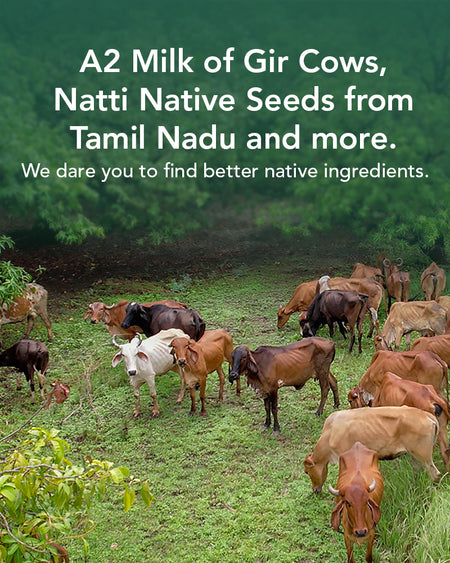 Native Ingredients. No Substitutes.