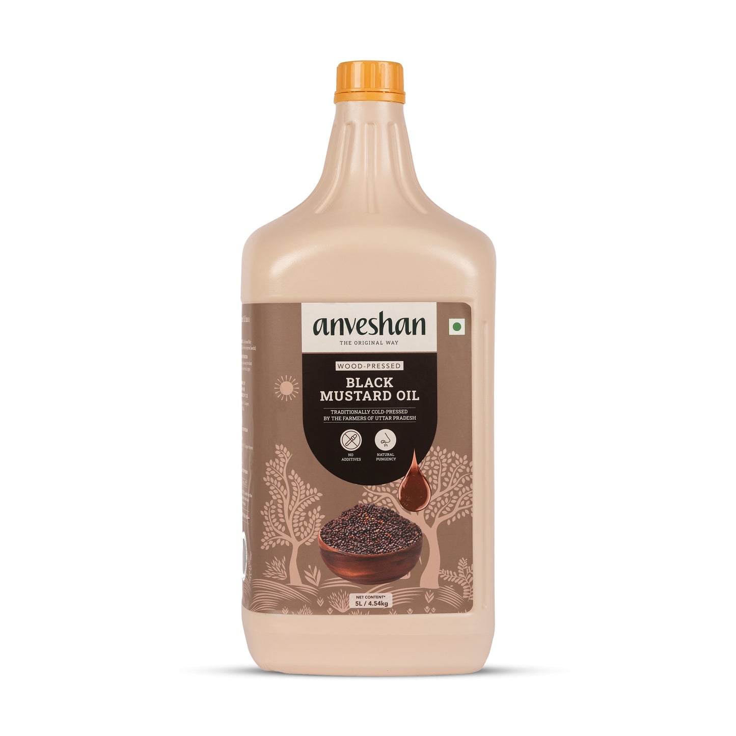 Wood-Pressed Black Mustard Oil