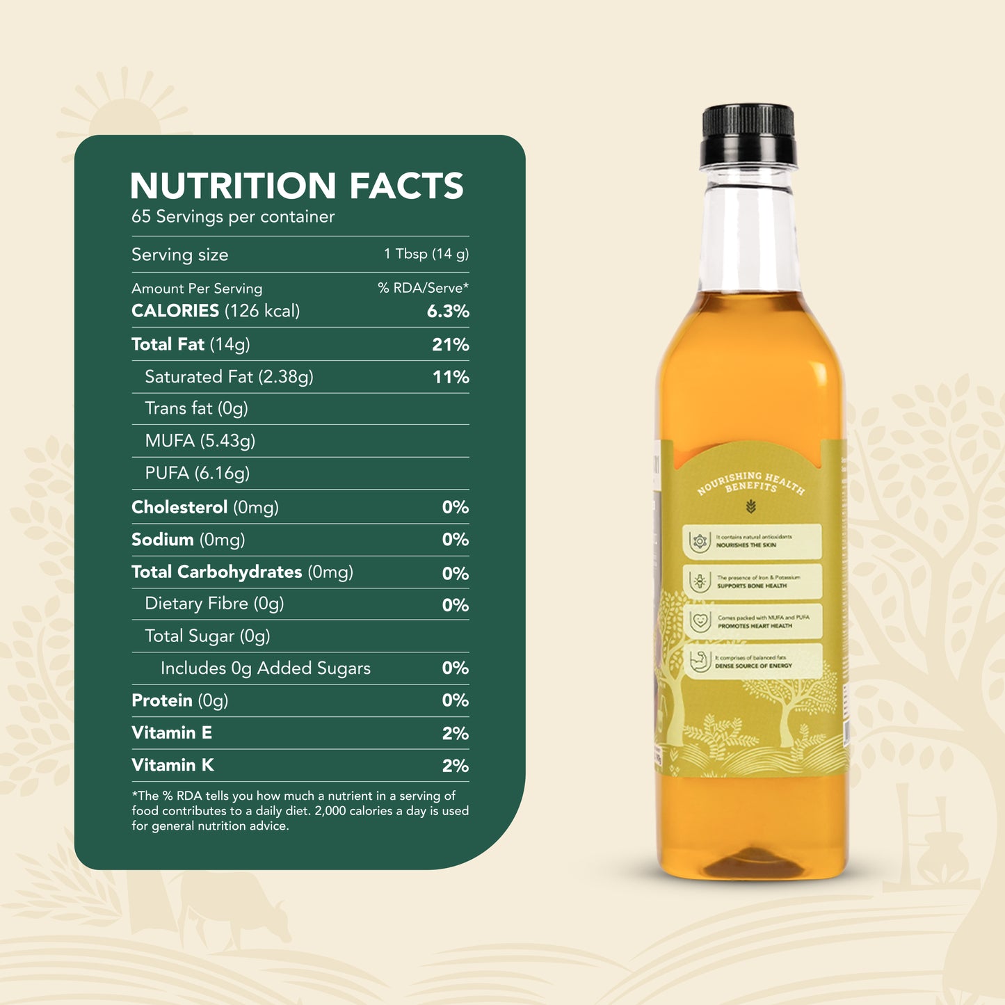 Wood-Pressed Black Sesame Oil