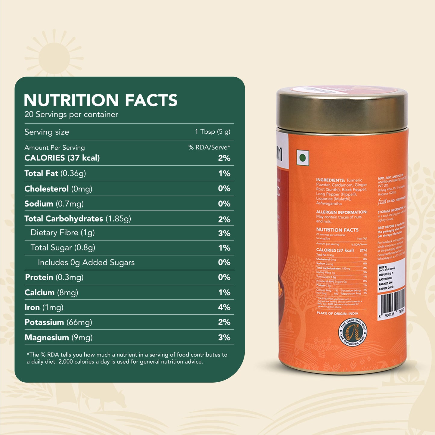 Turmeric Latte Ashwagandha Mix