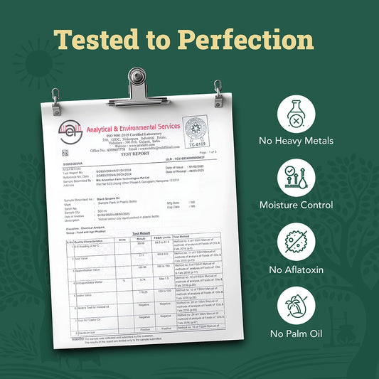 Wood-Pressed Black Sesame Oil