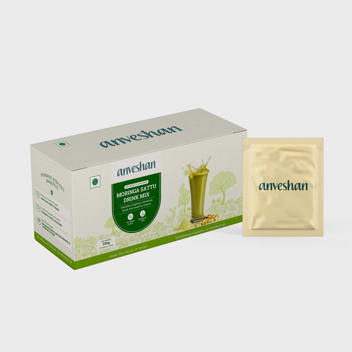 Moringa Sattu Drink Mix Sachets