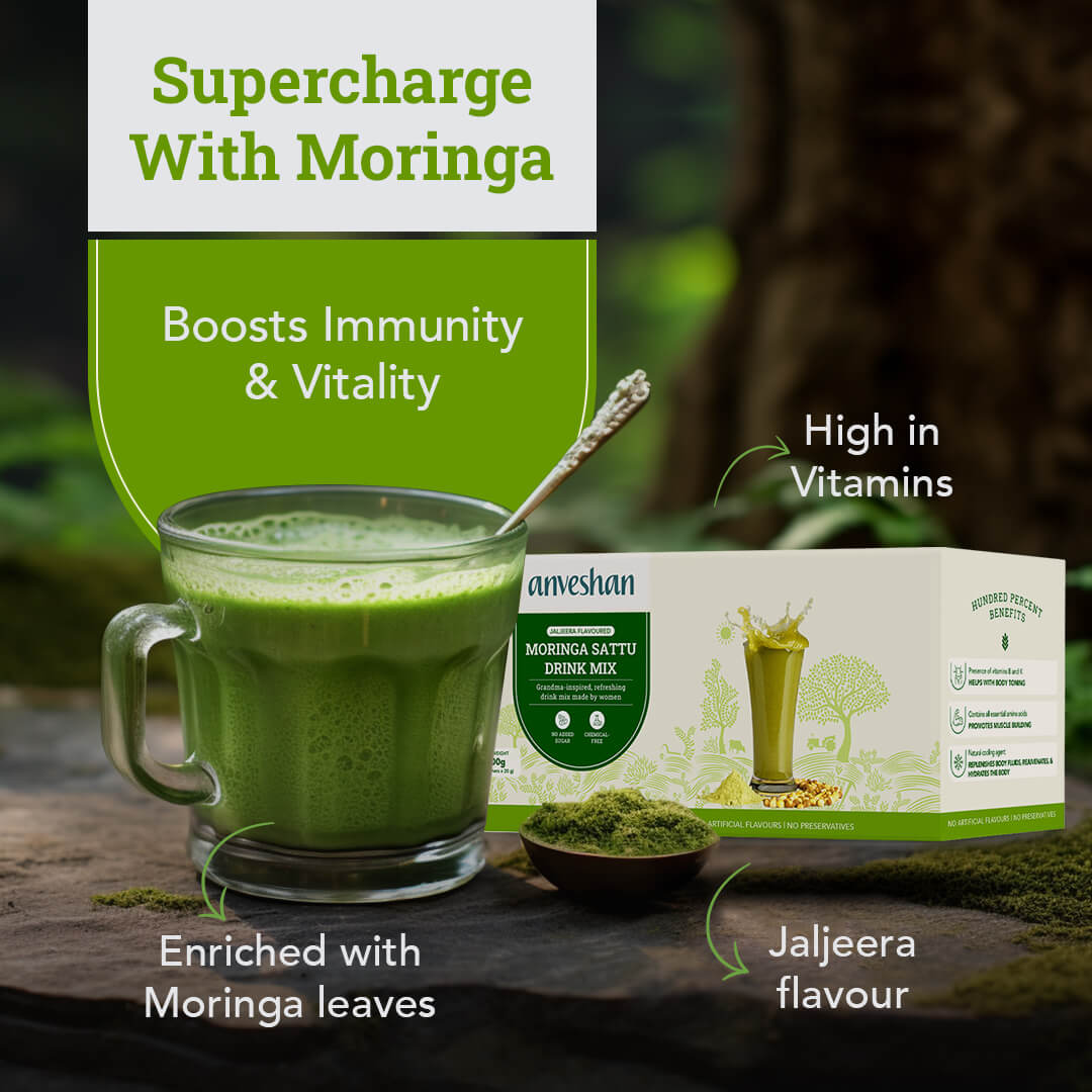 Moringa Sattu Drink Mix Sachets