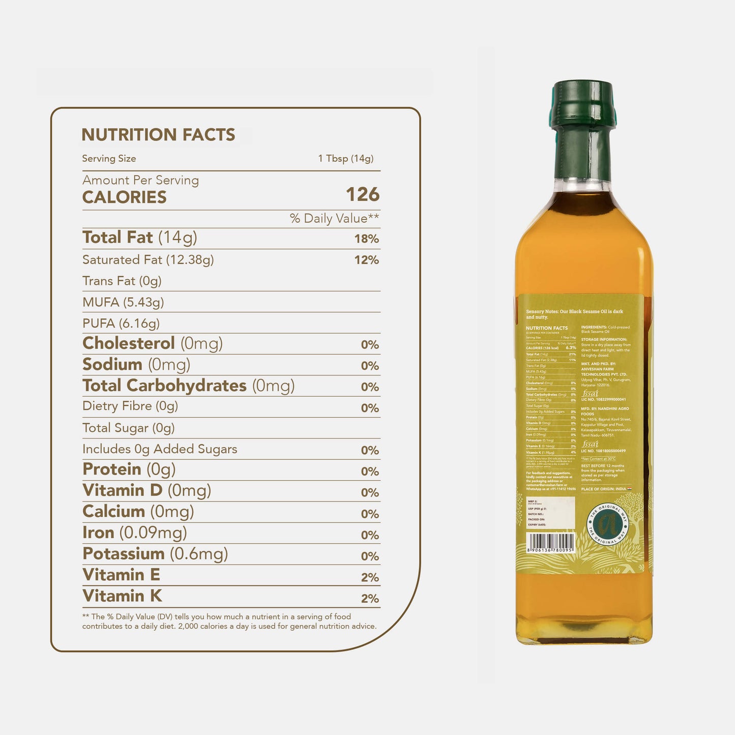 A2 Desi Cow Ghee & Black Sesame Oil