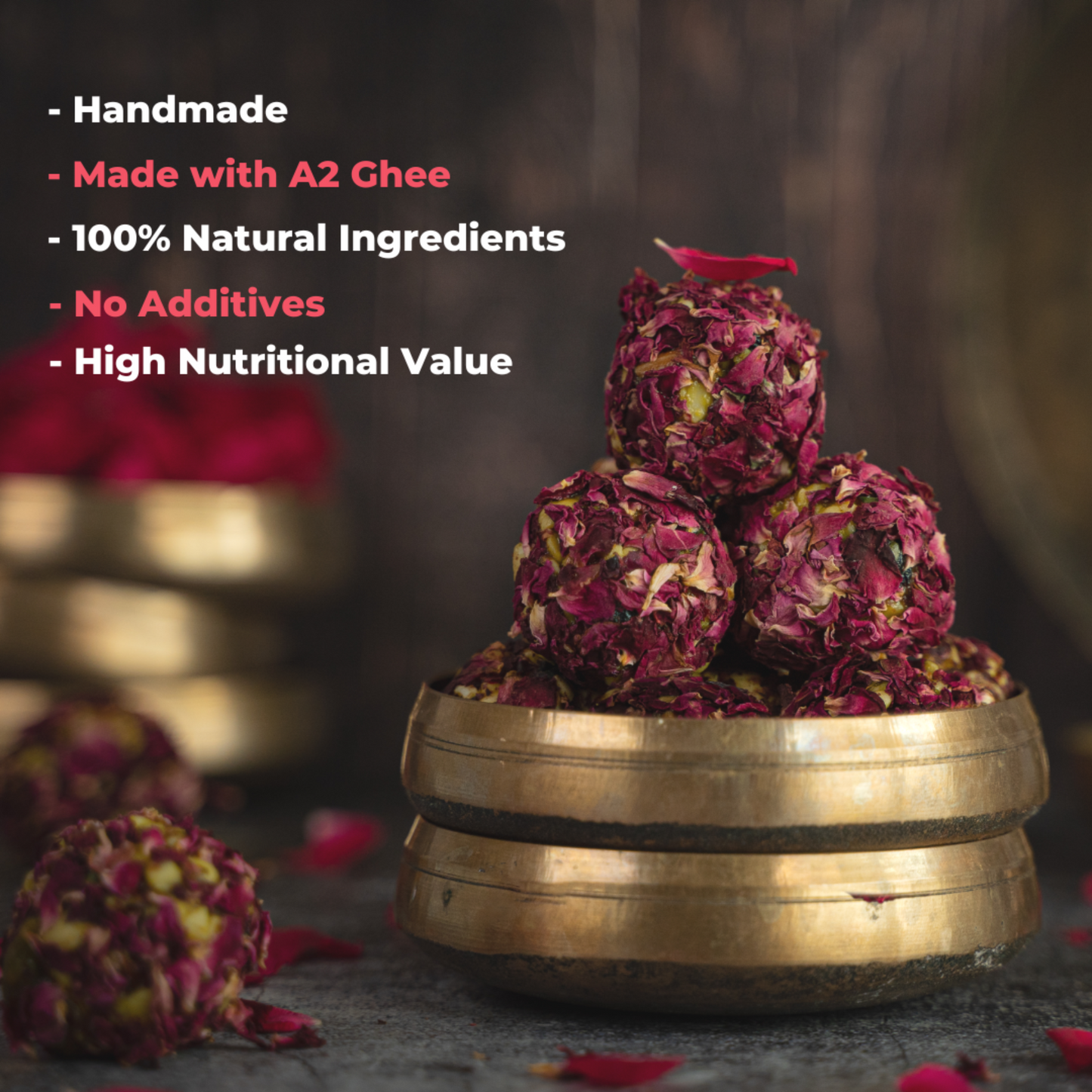 Rose Gulkand Laddoo