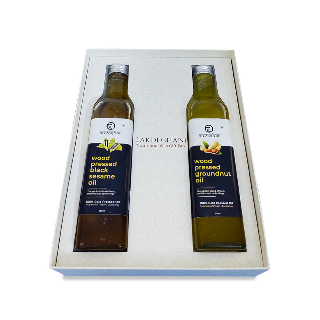 Anveshan Lakdi Ghani Traditional Oil Gift Box - Anveshan Farm