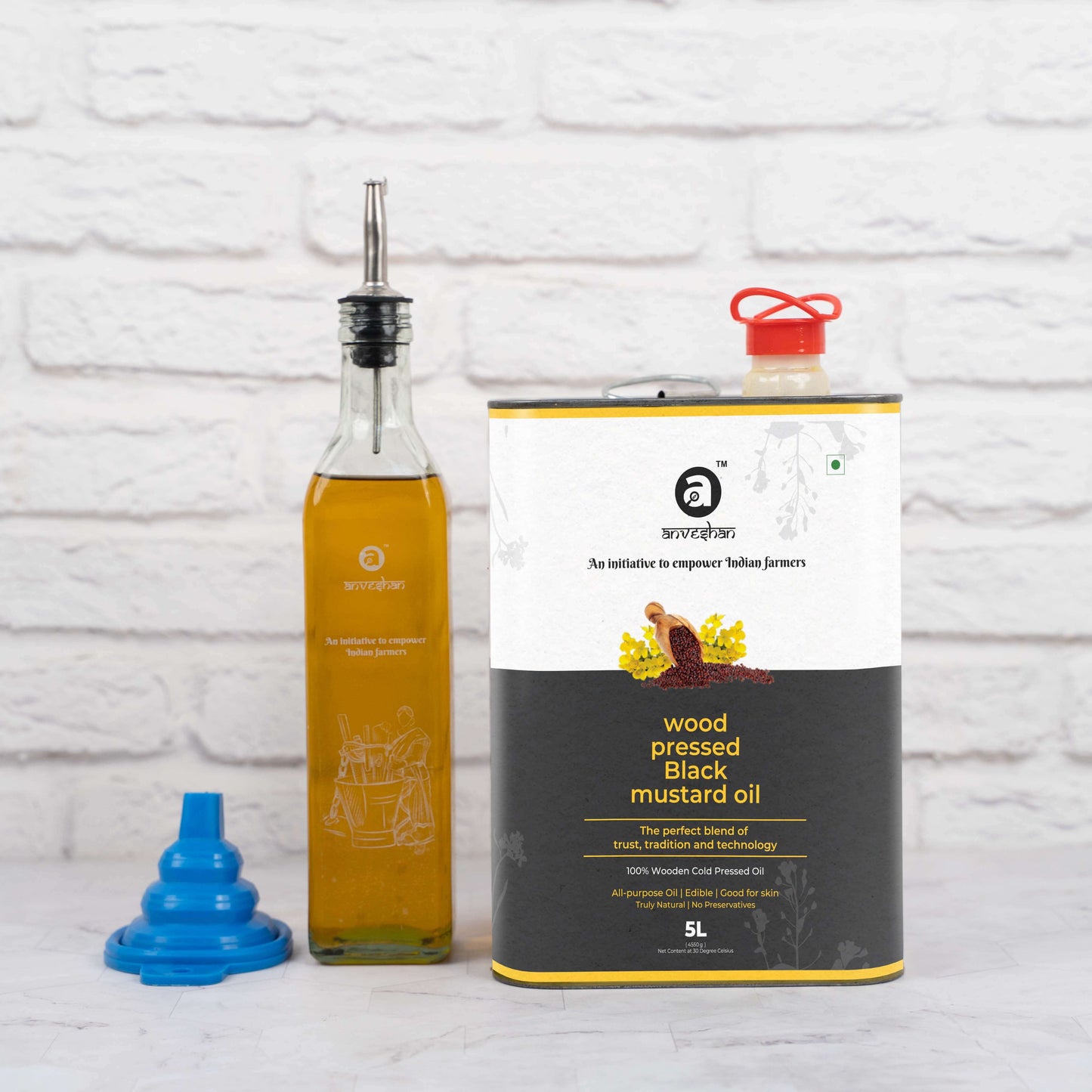 Wood Cold Pressed Black Mustard Oil