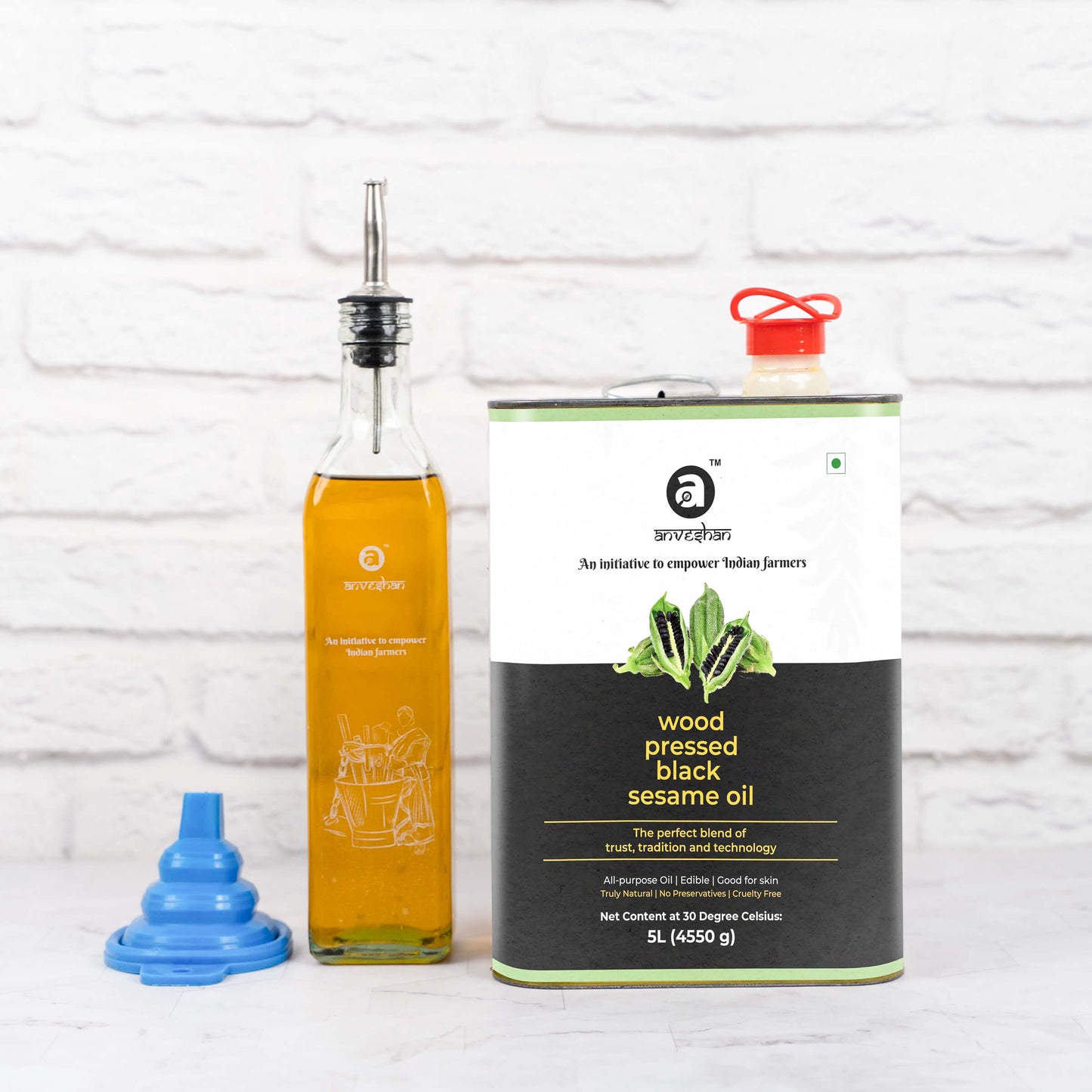 Wood Cold Pressed Black Sesame Oil