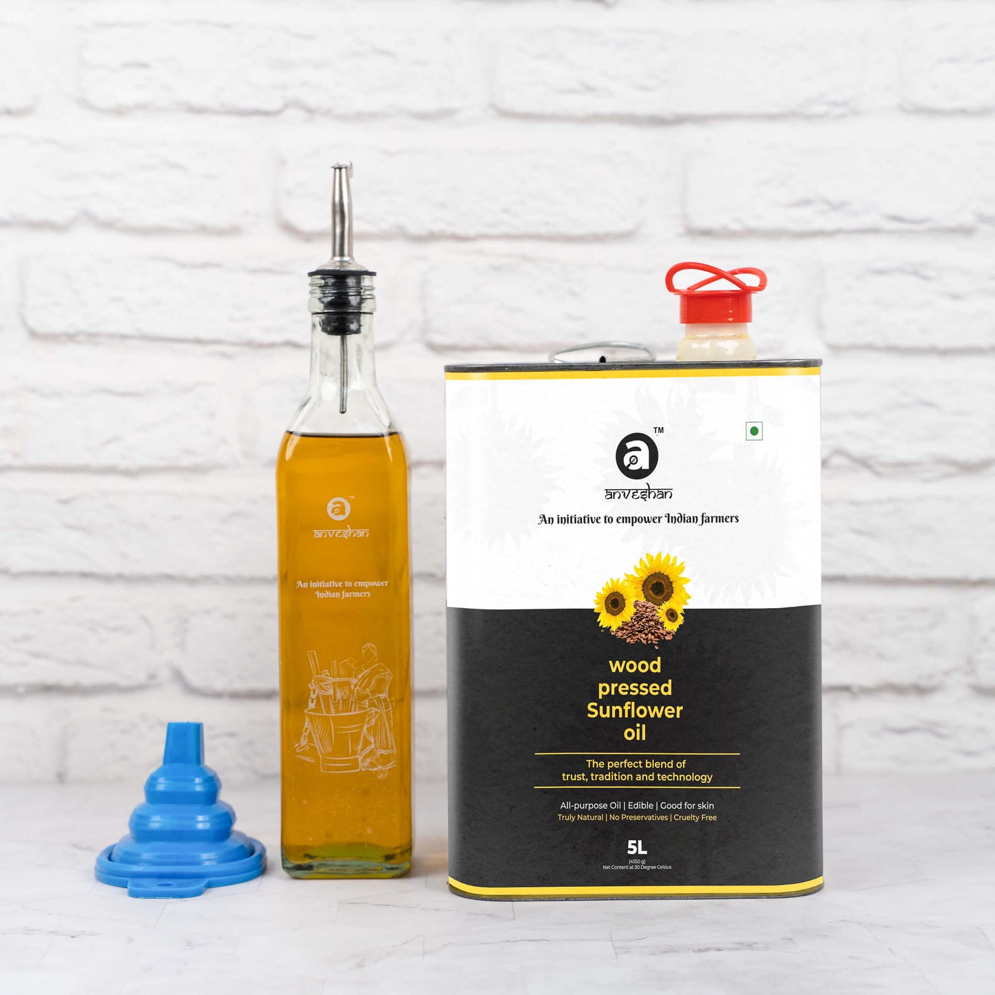 Wood Cold Pressed Sunflower Oil
