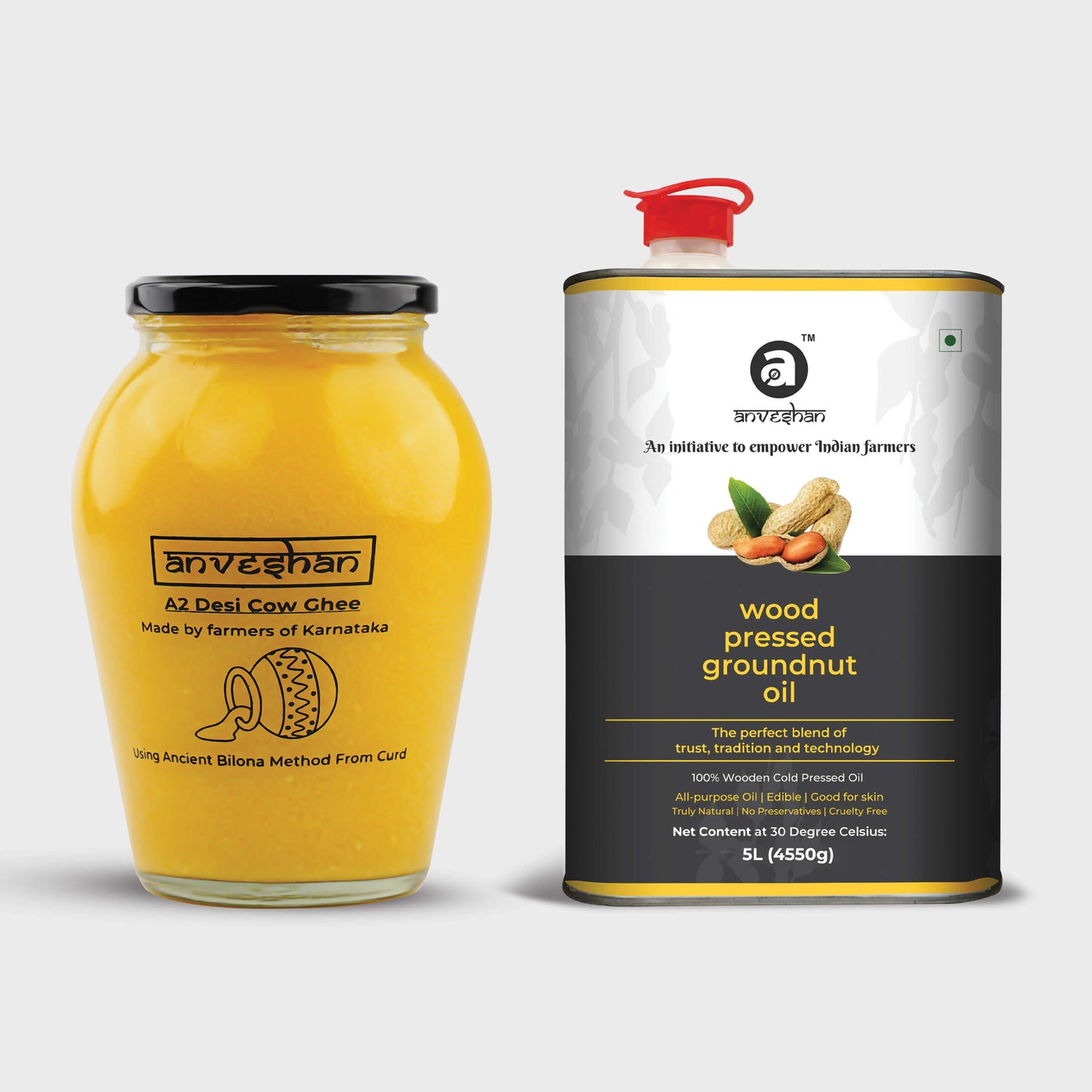 A2 Desi Cow Ghee & Groundnut Oil