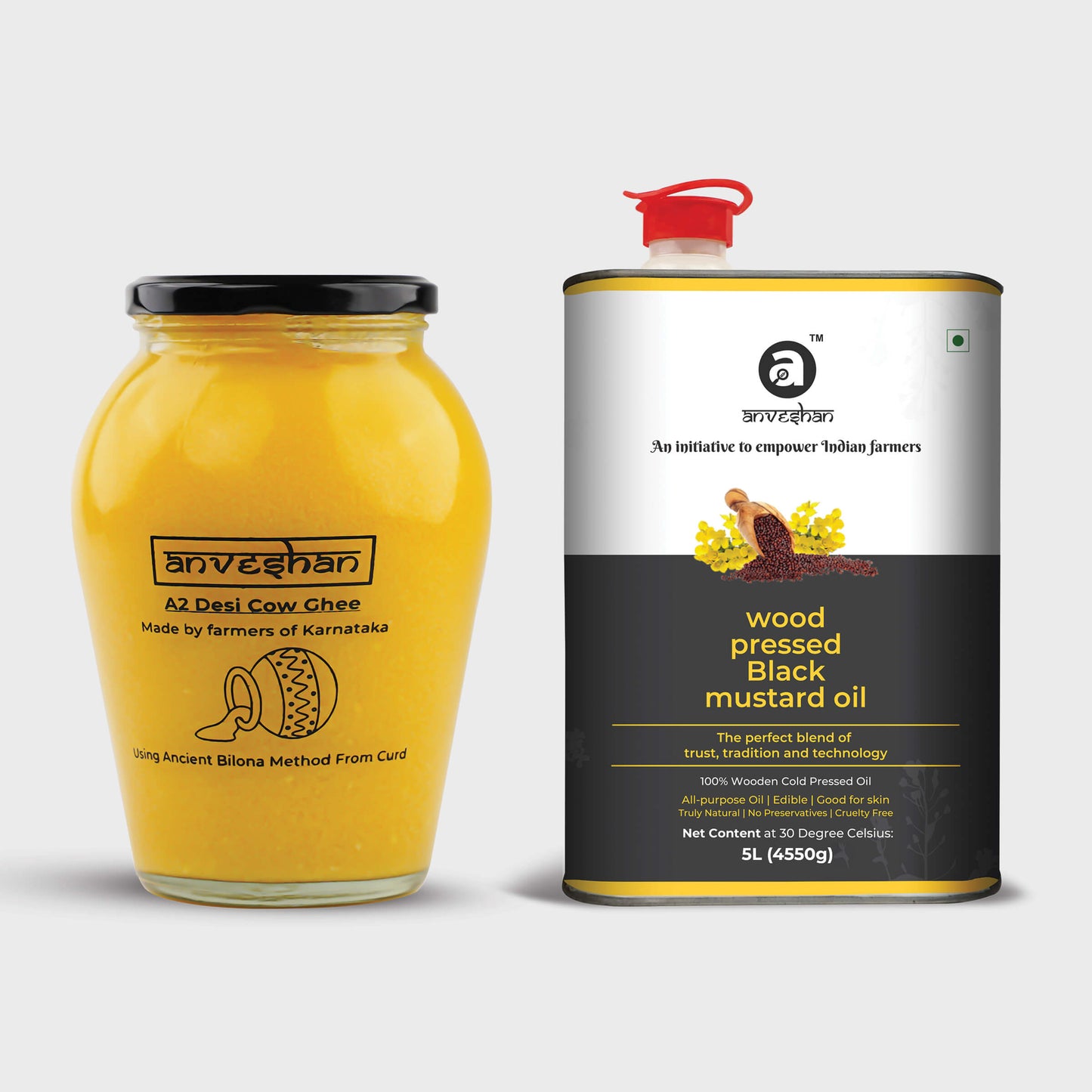 A2 Desi Cow Ghee & Mustard Oil