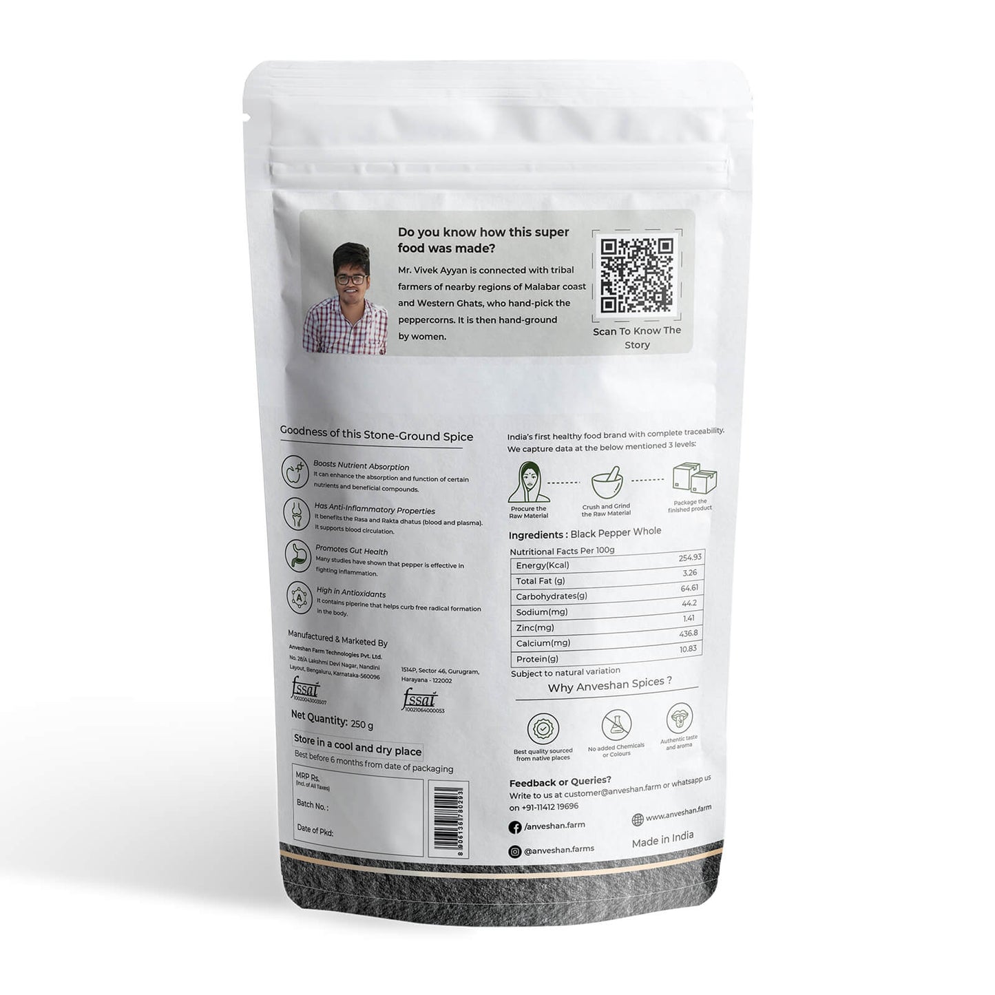 Malabar Black Pepper Whole