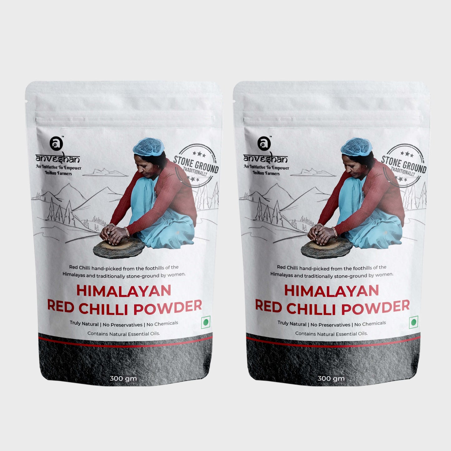 Stone-Ground Red Chilli Powder