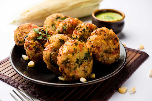 Corn Cutlet with Wood Pressed Groundnut Oil