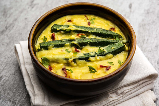 Dahi Bhindi with Himalayan Coriander Powder