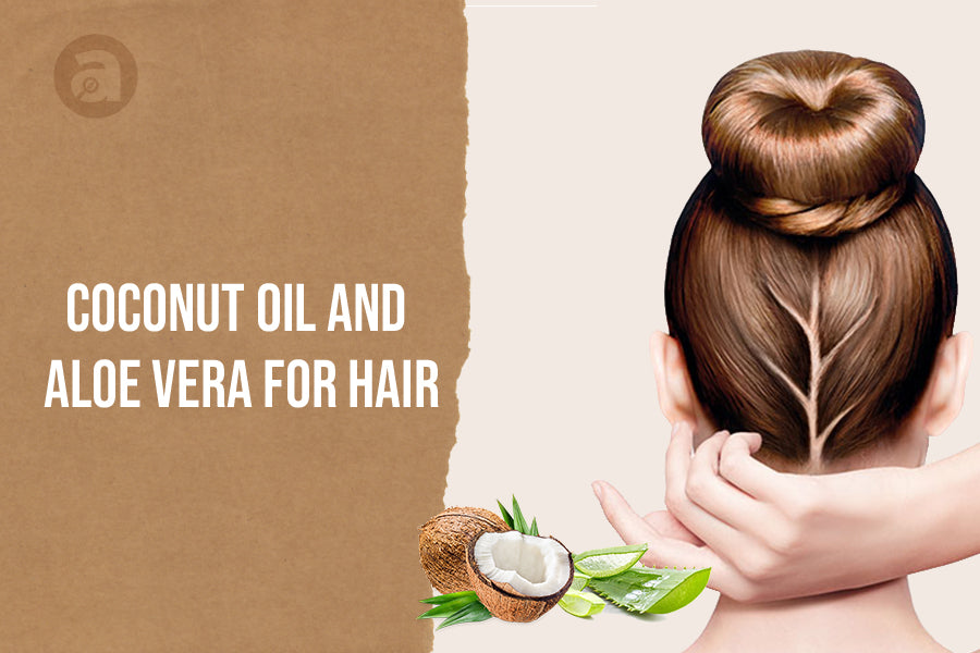 Coconut Oil and Aloe Vera for Hair