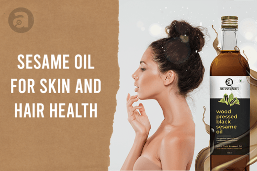 Sesame oil for skin and hair
