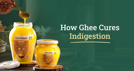 Anveshan Gir Cow Ghee for Ayurvedic indigestion relief