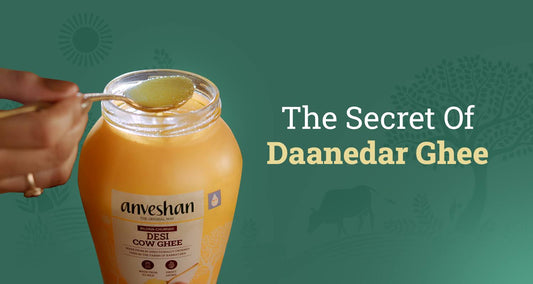 Grainy Anveshan Ghee in jar