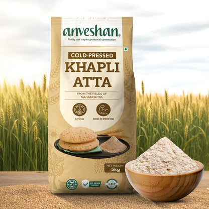 Khapli Aata 5 Kg Pack of 2