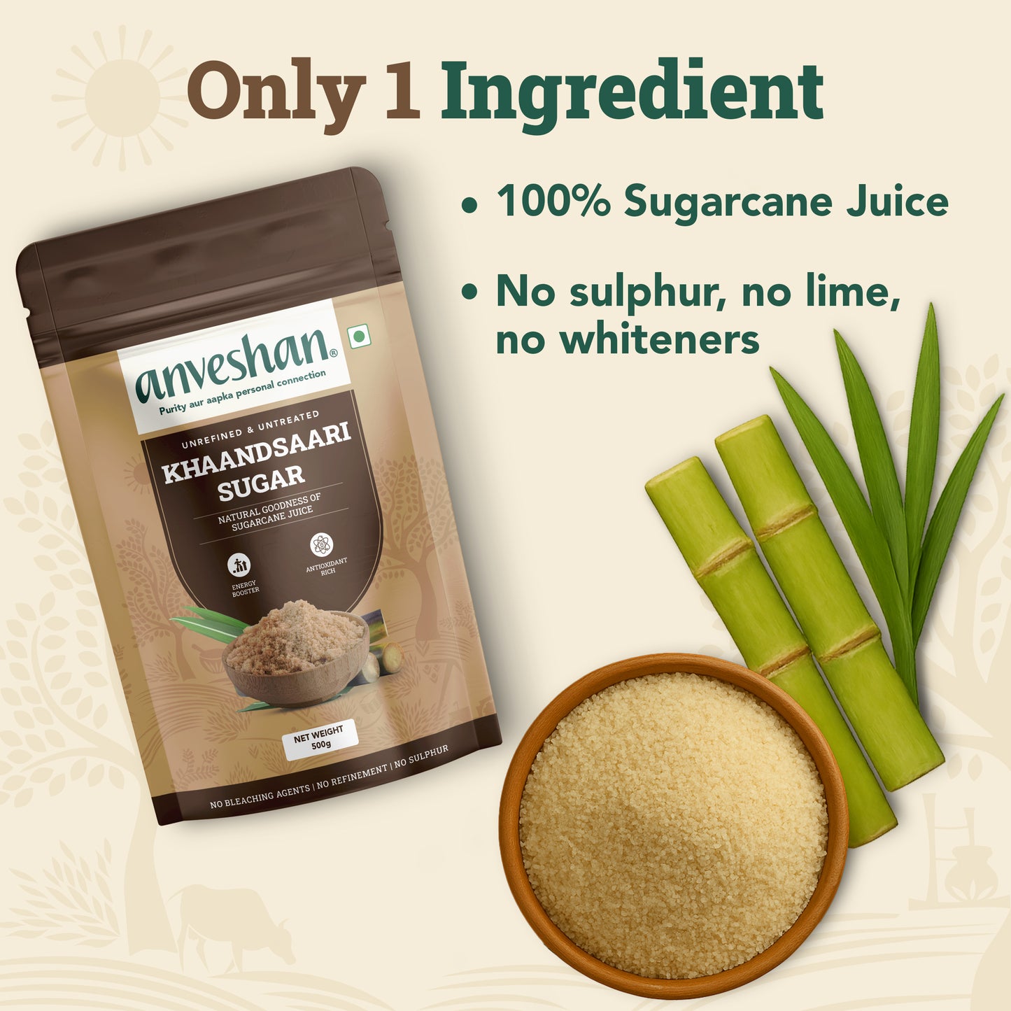 Artisanal Khaandsaari Sugar