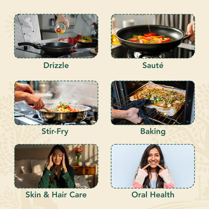 Wood-Pressed Coconut Oil