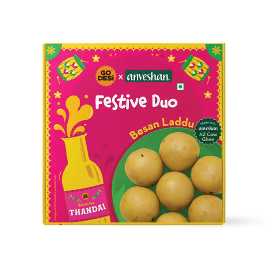Anveshan X GO DESI: The Ultimate Holi Festive Duo