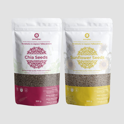Chia and Sunflower Seeds Combo