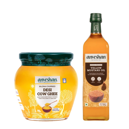 A2 Desi Cow Ghee & Yellow Mustard Oil