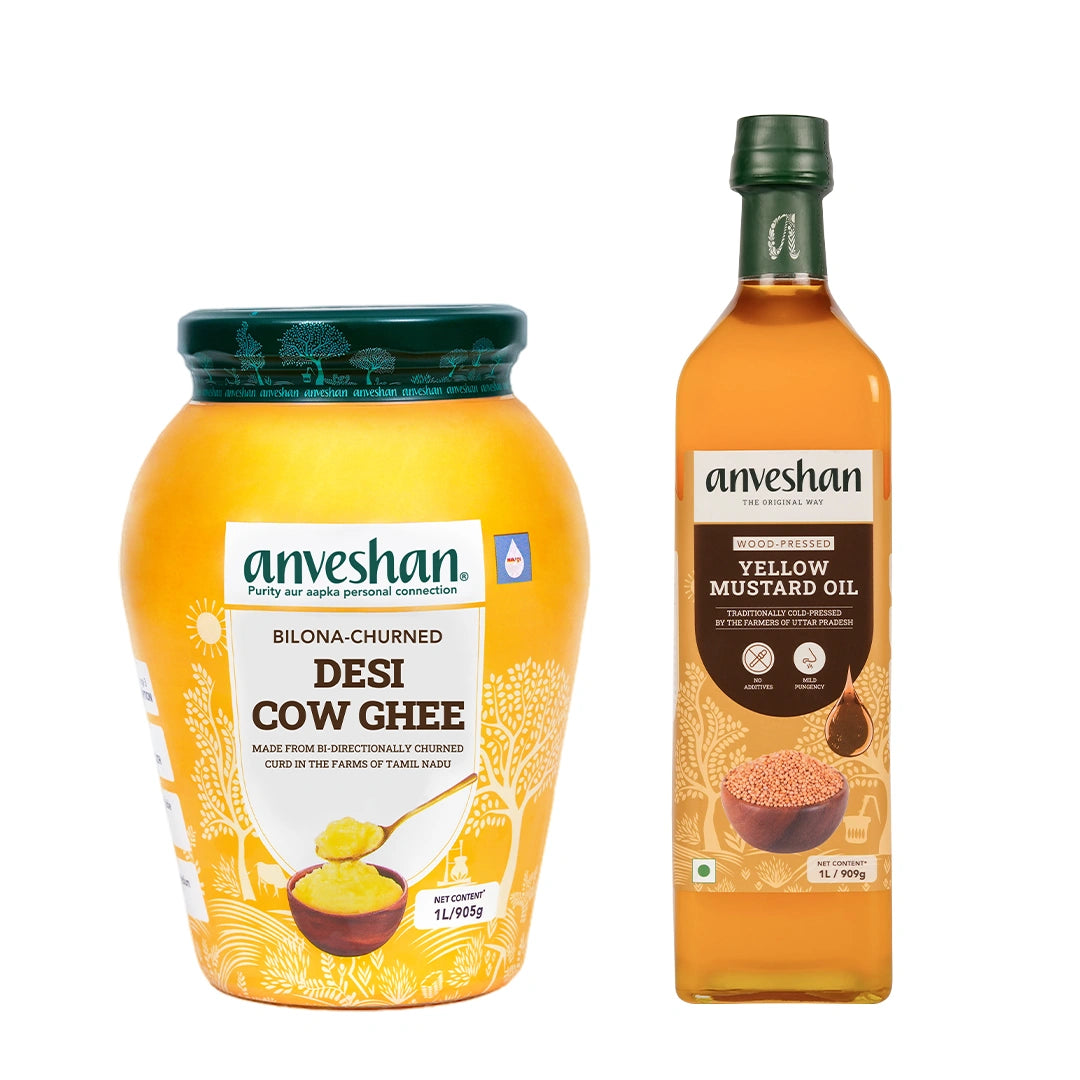 A2 Desi Cow Ghee & Yellow Mustard Oil