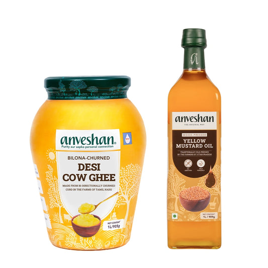 A2 Desi Cow Ghee & Yellow Mustard Oil