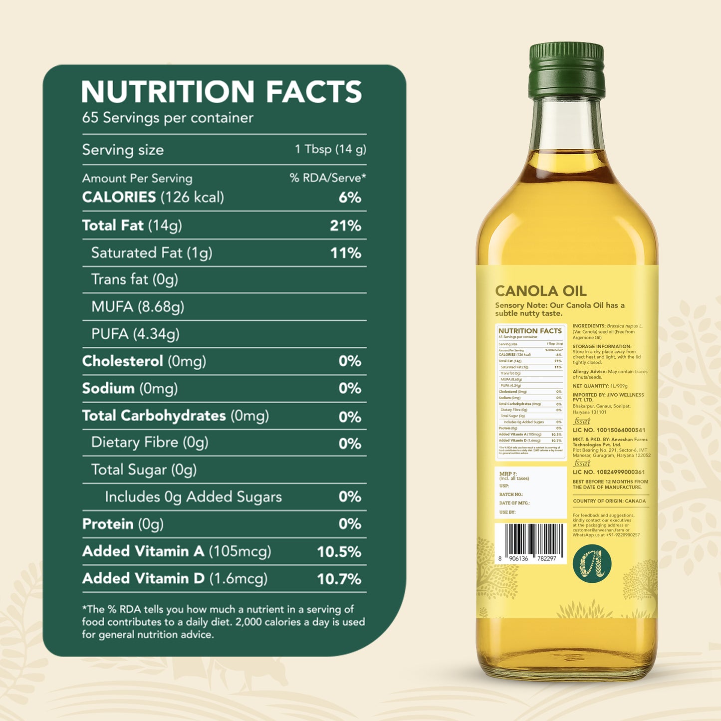 Cold-Pressed Canola Oil