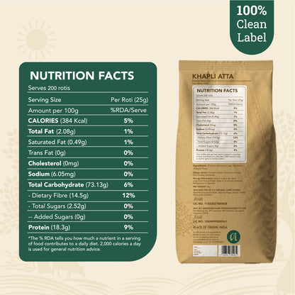 Cold-Pressed Khapli Atta