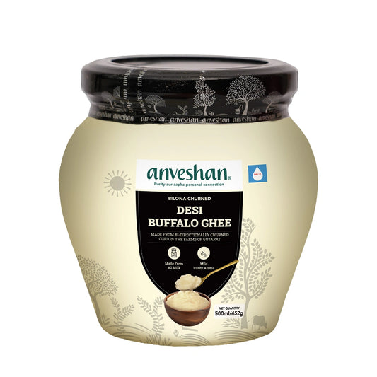 Bilona-Churned Desi Buffalo Ghee