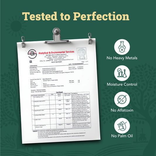 Wood-Pressed Black Mustard Oil